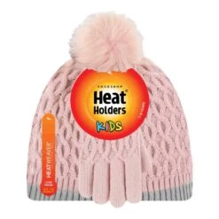 Girls Thermal Insulated Pom Pom Bobble Beanie Hat And Gloves 17 Girls Thermal Insulated Pom Pom Bobble Beanie Hat And Gloves -Outdoor Sports k0081c6dd49b6bcda1dc48032dbdc8133