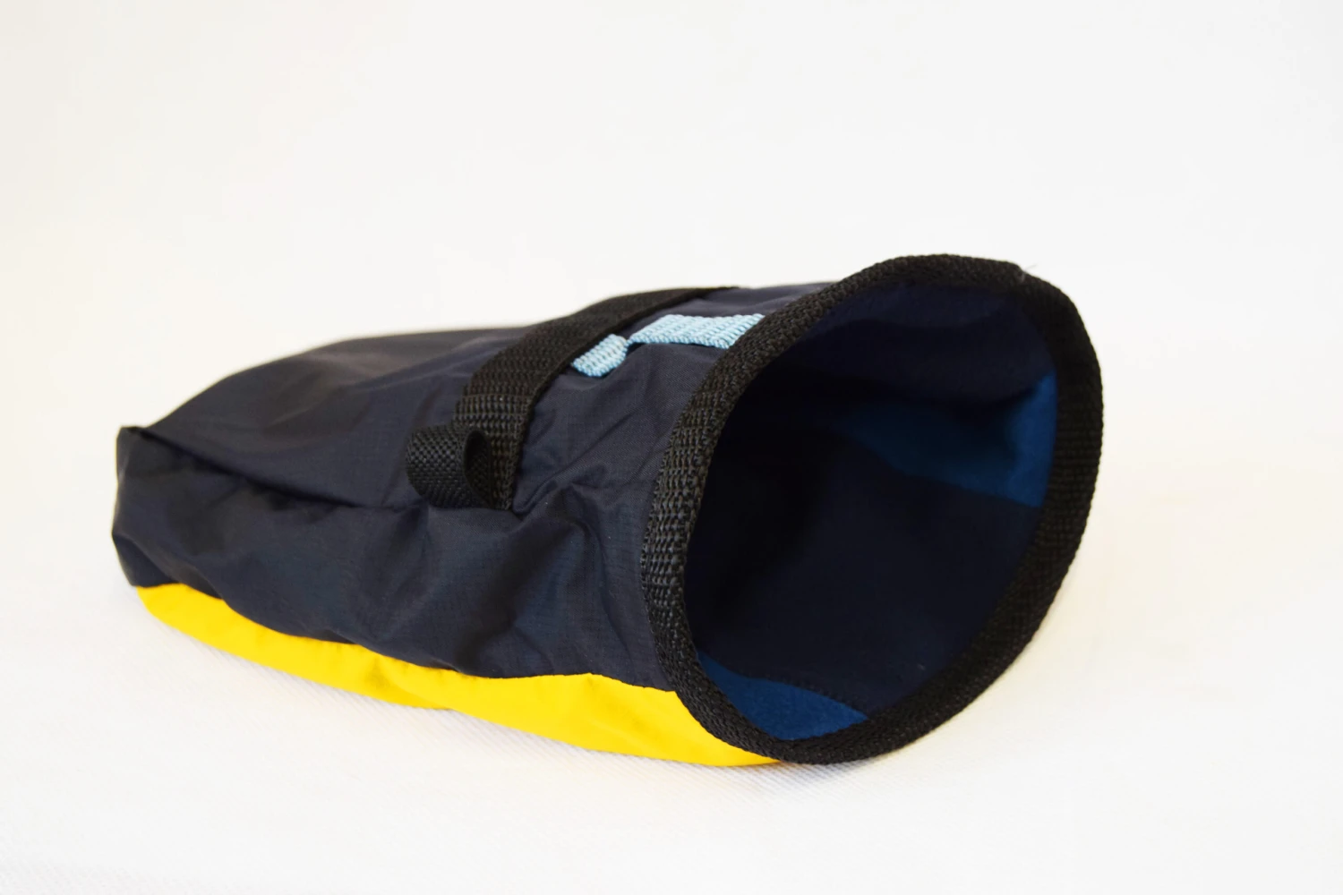 Upcycled Fabric Climbing Chalk Bag Made In The UK / Black 7 Upcycled Fabric Climbing Chalk Bag Made In The UK / Black - Image 5