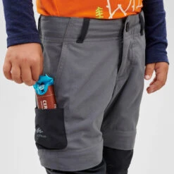 Quechua Kids' Hiking Zip-Off Trousers MH500 2 -Outdoor Sports k047996668afb2b5f647646a8b2f935ab