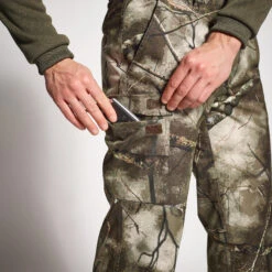 WARM WATERPROOF HUNTING TROUSERS TREEMETIC 100. -Outdoor Sports k061c7da20c2c1dcbfbda975dde639d2e