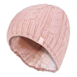 Ladies Cable Knit Fleece Lined 3.4 TOG Thermal Winter Hat -Outdoor Sports k1032434ed0b4d126a9f44c9876b5f58a