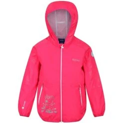 Regatta Childrens/Kids Waterproof Jacket (Bright Blush)