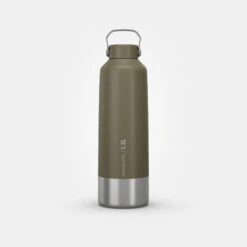 Quechua Stainless Steel Hiking Flask With Screw Cap MH100 1.5 L Khaki -Outdoor Sports k12d6030b941f796c8cc3b77928fe5e06