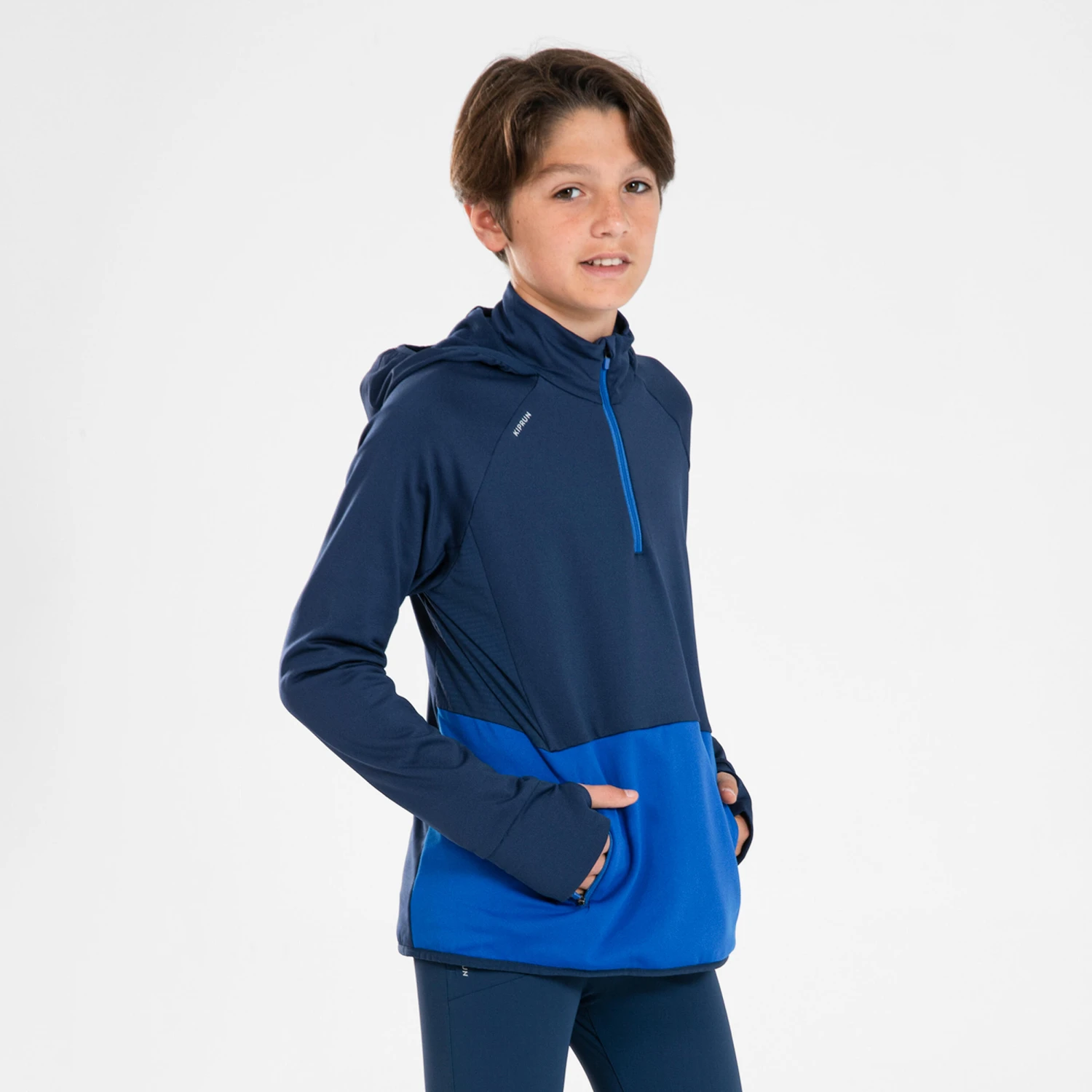 KIPRUN WARM+ CHILDREN'S LONG-SLEEVED RUNNING JERSEY 4 KIPRUN WARM+ CHILDREN'S LONG-SLEEVED RUNNING JERSEY - Image 2