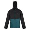 Regatta Mens Pack It Pro Waterproof Jacket (Black/Pacific Green) 2 Regatta Mens Pack It Pro Waterproof Jacket (Black/Pacific Green) -Outdoor Sports k15d1a056f73844b91d8ccac58fc0463c