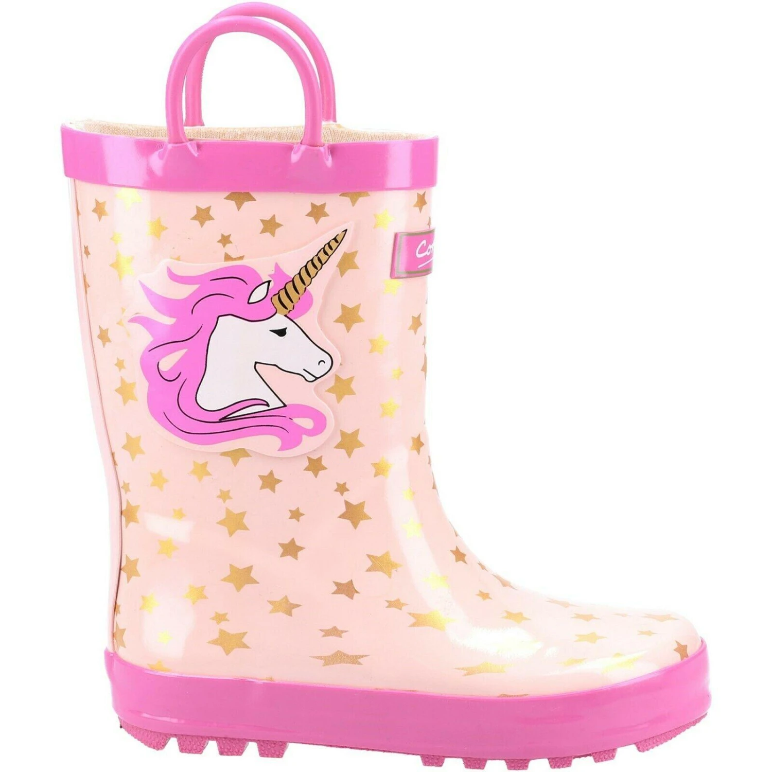 Cotswold Childrens/Kids Puddle Unicorn Wellington Boots (Pink) 5 Cotswold Childrens/Kids Puddle Unicorn Wellington Boots (Pink) - Image 3