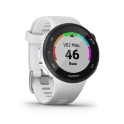 Garmin RUNNING HEART RATE MONITOR GPS WATCH FORERUNNER 45S - WHITE -Outdoor Sports k1bfd69fb5aba04f476959f0fd8dad9b2