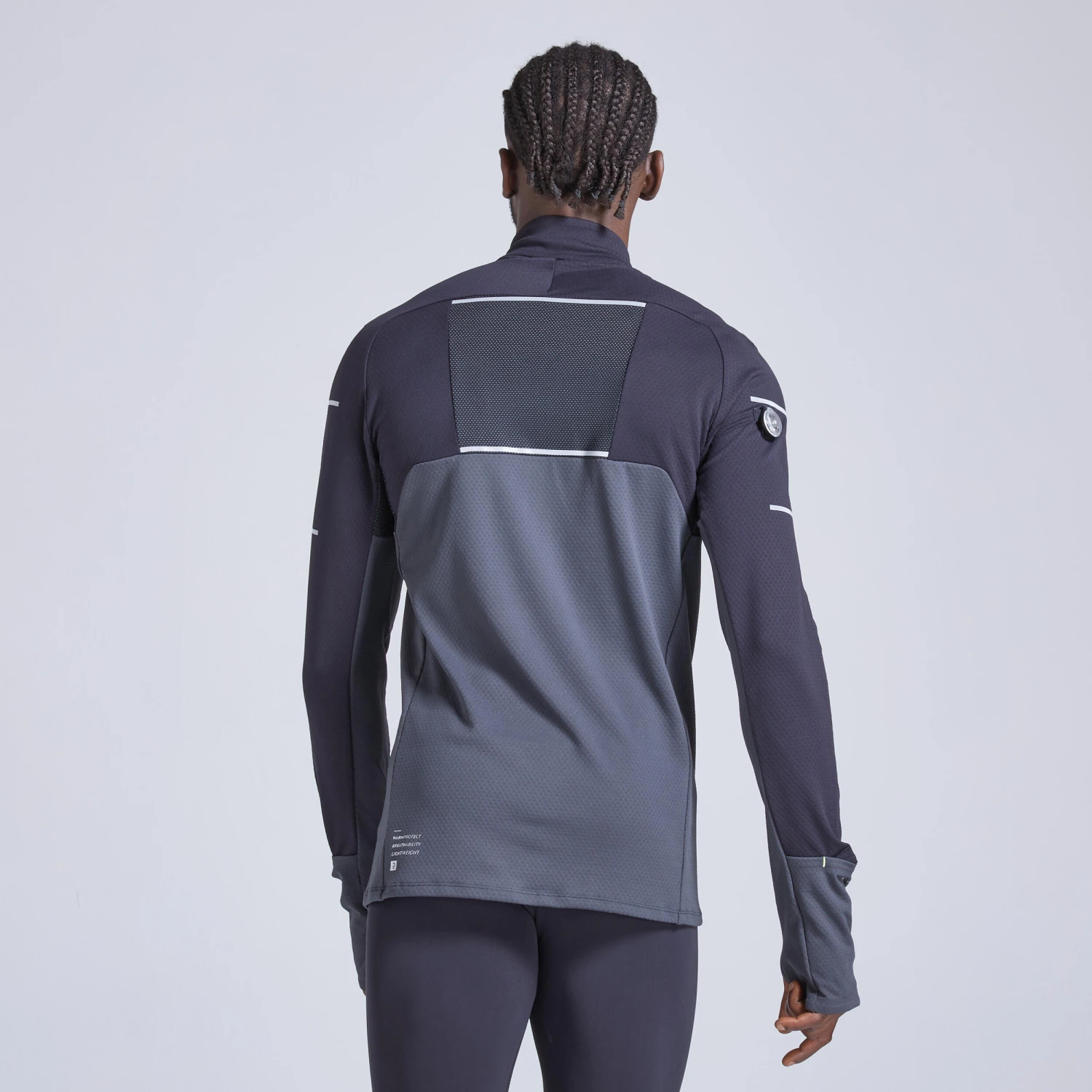 KIPRUN WARM LIGHT MEN'S LONG-SLEEVED WINTER RUNNING T 9 KIPRUN WARM LIGHT MEN'S LONG-SLEEVED WINTER RUNNING T - Image 7