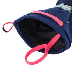 WEDZE KIDS’ WARM AND WATERPROOF SKI GLOVES 550 BLACK GREY -Outdoor Sports k1deac64365e0ecd795e3d0f560336459