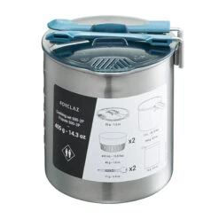 Stainless Steel 2 Person Cooking Set 1.6L 33 Stainless Steel 2 Person Cooking Set 1.6L -Outdoor Sports k1e4b7576c5d355d320828b3827621564