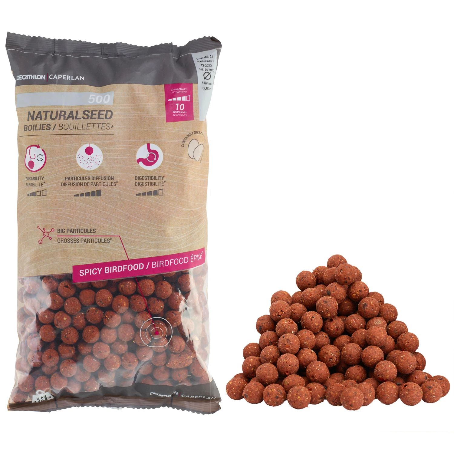 Carp Fishing Boilies NATURALSEED 16mm 2kg - Mussel 6 Carp Fishing Boilies NATURALSEED 16mm 2kg - Mussel - Image 4