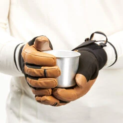 Adult Mountain Trekking Waterproof Leather Gloves MT900 Brown 14 Adult Mountain Trekking Waterproof Leather Gloves MT900 Brown -Outdoor Sports k20343b2aa61d19f497aa196a0118e118