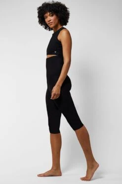 Extra Strong Compression Capri With High Waisted Tummy Control Black 10 Extra Strong Compression Capri With High Waisted Tummy Control Black -Outdoor Sports k24316ee35b63684806779354b78bcbb2