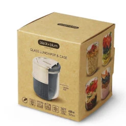 Black+Blum Glass Lunch Bowl 450ml Slate -Outdoor Sports k28e5252f57152de33659514e2d7b7d69