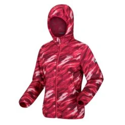 Regatta Womens/Ladies Serenton Brush Stroke Waterproof Jacket (Wild Plum) -Outdoor Sports k2a1696b613266d4b7914d6f97be23a26