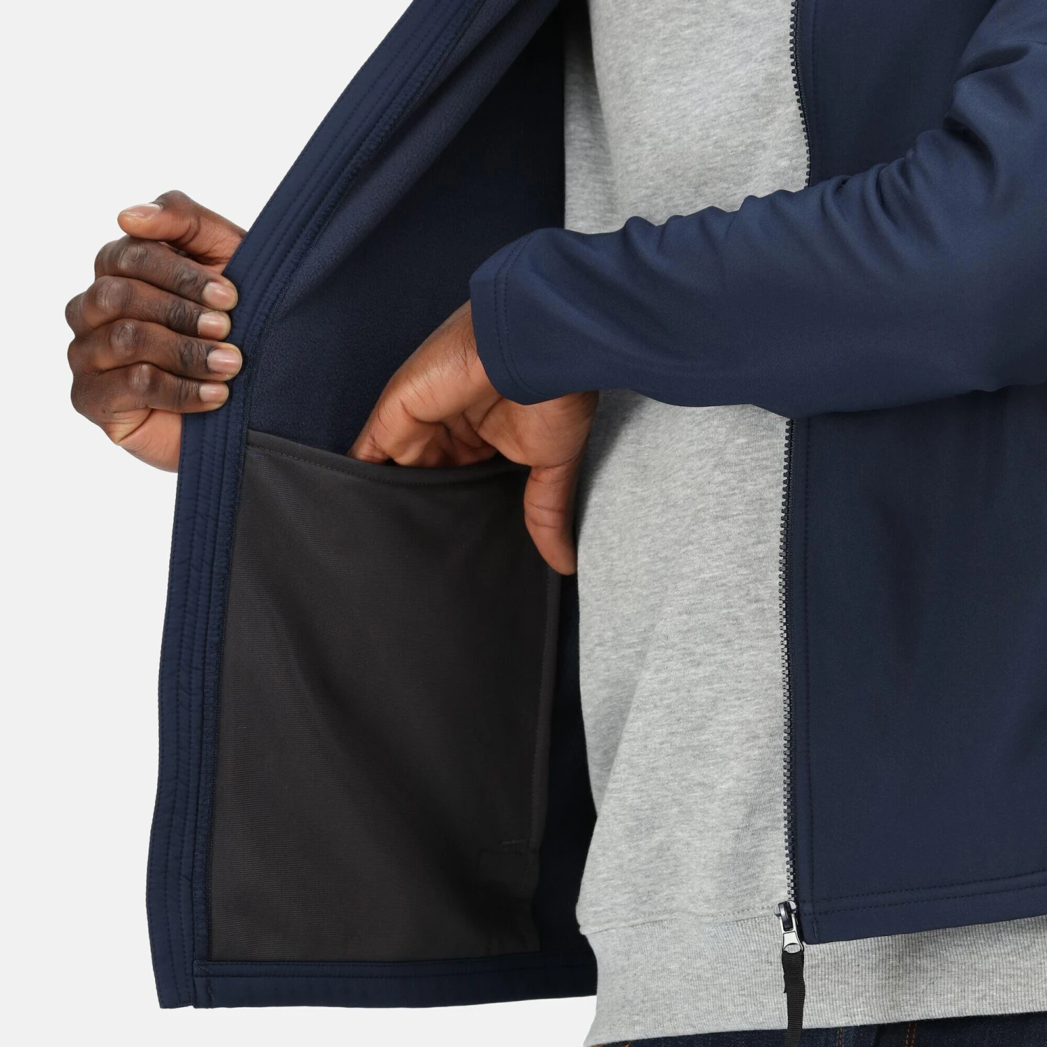 Regatta Mens Pro Soft Shell Jacket (Black) 10 Regatta Mens Pro Soft Shell Jacket (Black) - Image 8