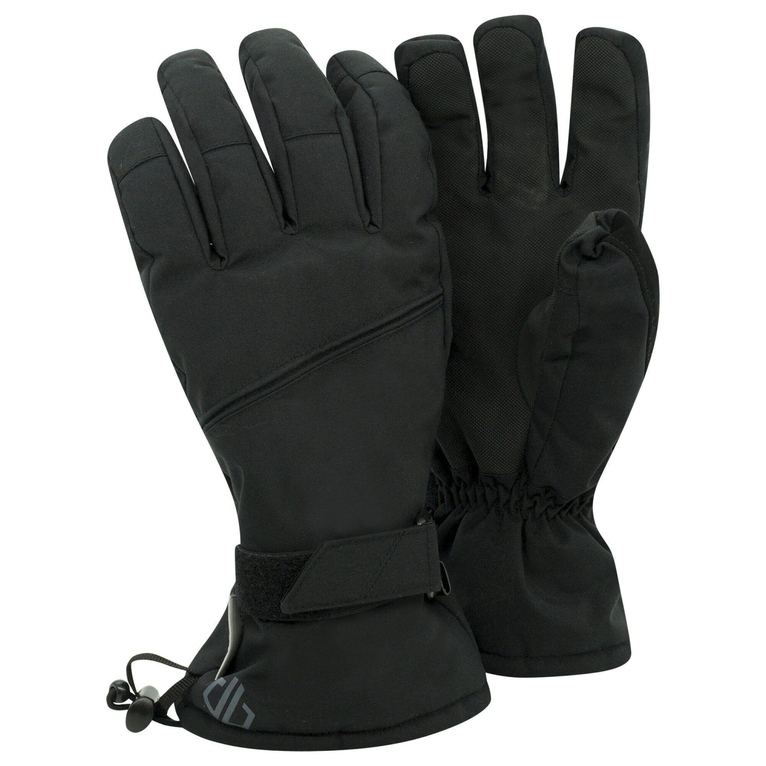 Regatta Unisex Adult Hand In Waterproof Ski Gloves (Black) 4 Regatta Unisex Adult Hand In Waterproof Ski Gloves (Black) - Image 2