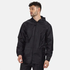 Regatta Great Outdoors Mens Outdoor Classics Waterproof Stormbreak Jacket (Black) -Outdoor Sports k2eb14b65686fdf891a05385f2d10e0ca