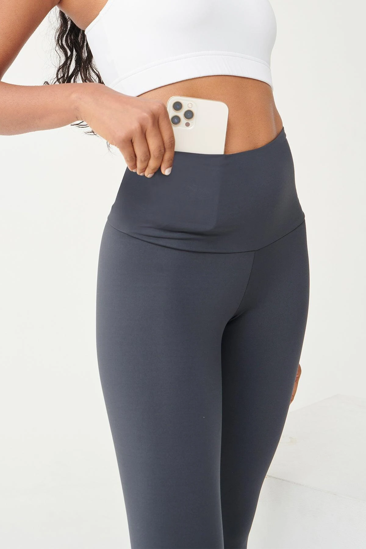 Extra Strong Compression Tummy Control Sport Running Leggings Slate 7 Extra Strong Compression Tummy Control Sport Running Leggings Slate - Image 5