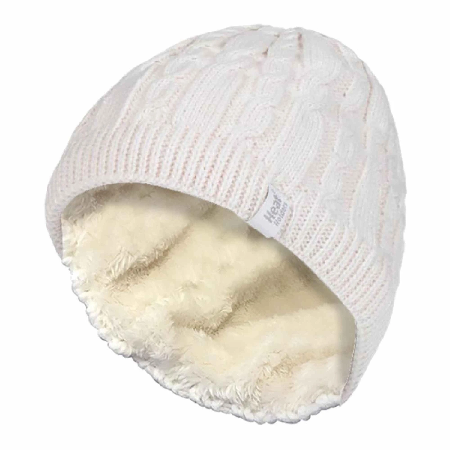 Womens Ribbed Cable Knit Fleece Lined Thermal Knitted Beanie Hat 11 Womens Ribbed Cable Knit Fleece Lined Thermal Knitted Beanie Hat - Image 9
