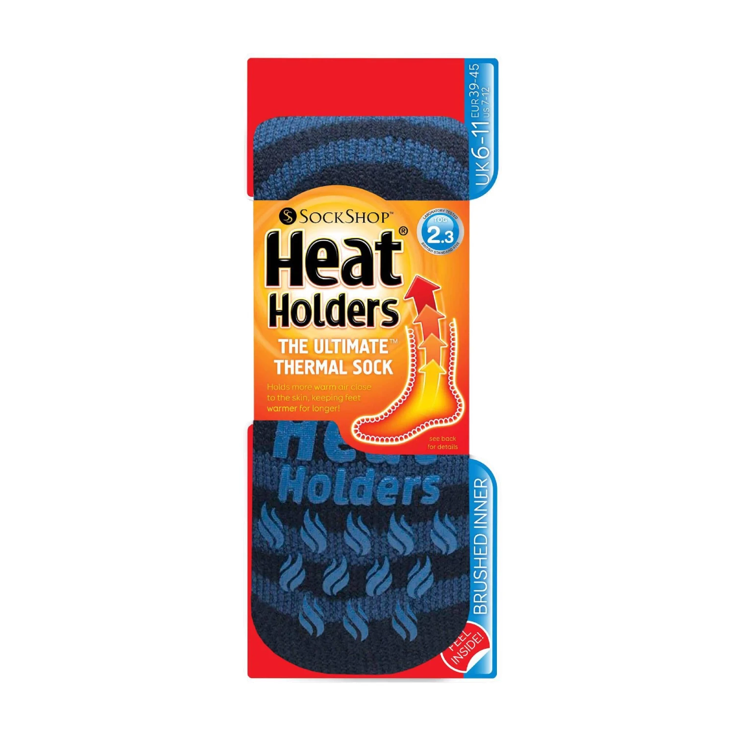 Mens Winter Non Slip Warm Thermal Slipper Socks With Grips 10 Mens Winter Non Slip Warm Thermal Slipper Socks With Grips - Image 8