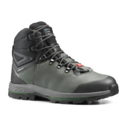 MEN'S WATERPROOF LEATHER HIGH TREKKING BOOTS