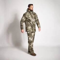 WARM WATERPROOF HUNTING JACKET TREEMETIC 100 -Outdoor Sports k3c0a81b5b03bf88f967def750e7a4f77