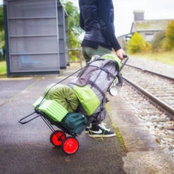 Foldable Trolley For Camping Equipment -Outdoor Sports k3c5c880c178fd71d67c760f2344fbf27