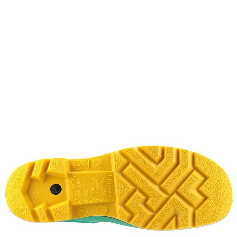 Dunlop Mens Acifort HazGuard Wellington Boots (Green/Yellow) 5 Dunlop Mens Acifort HazGuard Wellington Boots (Green/Yellow) - Image 3