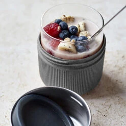 Black+Blum Glass Lunch Bowl 450ml Slate -Outdoor Sports k456140d8a6e71764f00b5c6cd0be2aa4