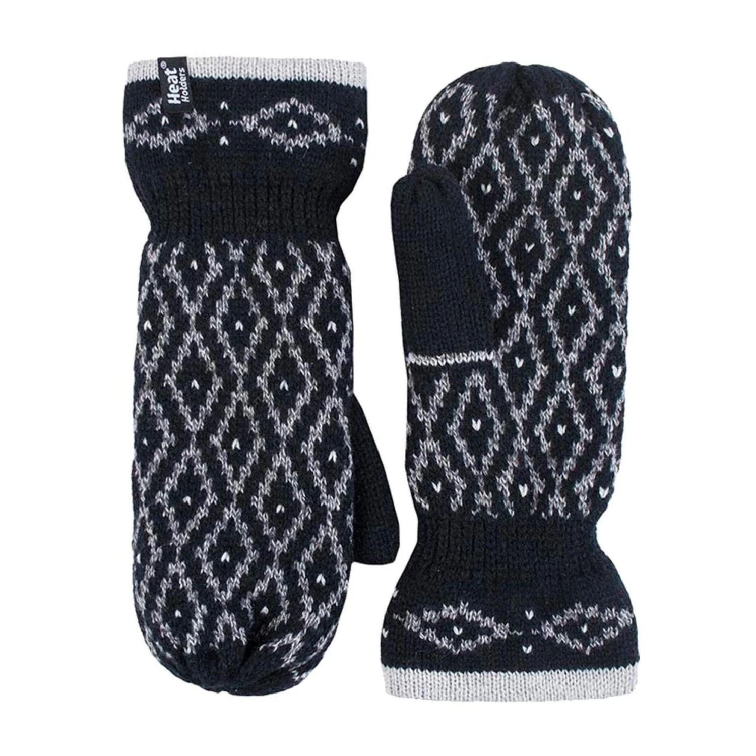 Ladies Fleece Lined Winter Warm Thermal Mittens 3 Ladies Fleece Lined Winter Warm Thermal Mittens