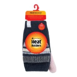 Ladies Striped Thermal Knitted Converter Mitten Gloves -Outdoor Sports k4862daa3ea6e0883d56be7e5fed1c899