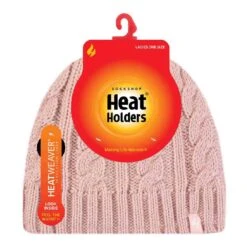 Ladies Cable Knit Fleece Lined 3.4 TOG Thermal Winter Hat -Outdoor Sports k4cbdda82c0b8389631495aa7bbbc9221