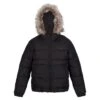 Regatta Childrens/Kids Faux Fur Trim Parka (Black)