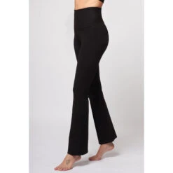 Lightweight Strong Compression Tummy Control Bootcut, Long Length, Black