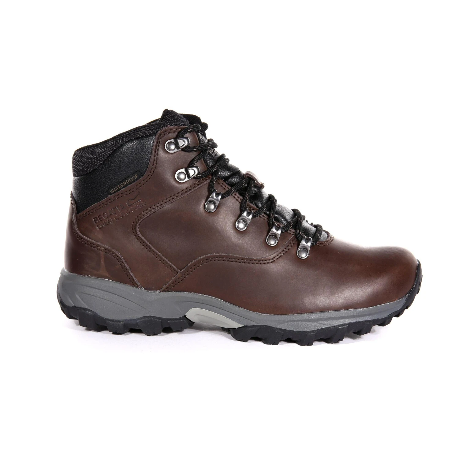 Regatta Great Outdoors Mens Bainsford Waterproof Leather Hiking Boots (Peat) 3 Regatta Great Outdoors Mens Bainsford Waterproof Leather Hiking Boots (Peat)
