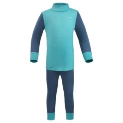 WEDZE Baby Ski Base Layer Top, Undershirt Merino Wool MERIWARM Turquoise -Outdoor Sports k5057278839ab625d52f8198dc84b8830