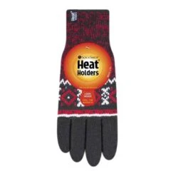 Mens Nordic Fairisle Knitted Fleece Lined Winter Thermal Gloves -Outdoor Sports k51a102e65ebcf804f52186a4e9c55724
