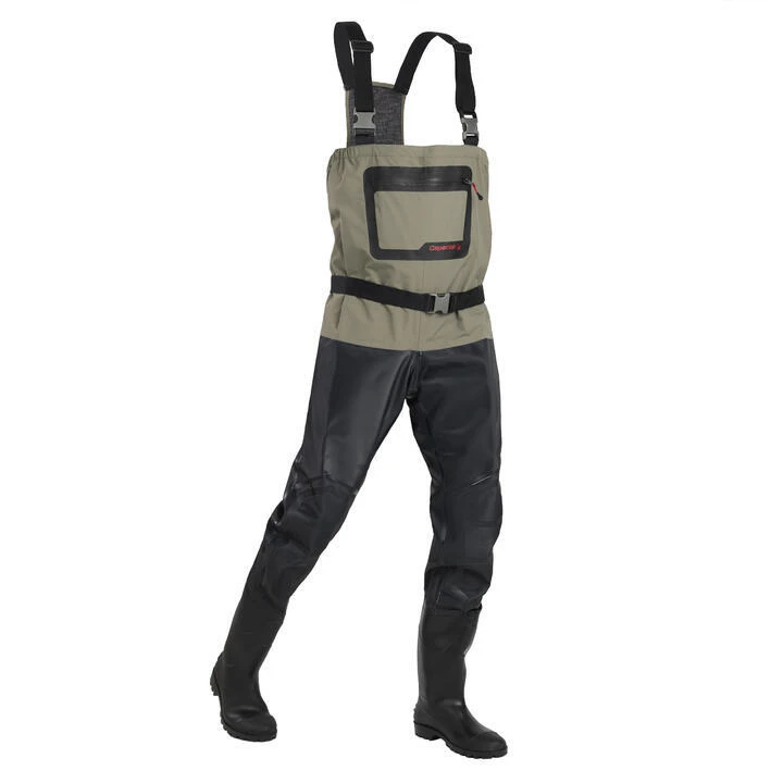 Refurbished Fishing Waders PVC Breathable 500 3 Refurbished Fishing Waders PVC Breathable 500
