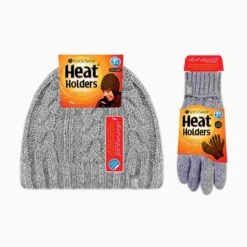 Ladies Fleece Lined Thermal Hat & Gloves Set For Winter -Outdoor Sports k525d10e736aadd08baf3dd5f103fde53