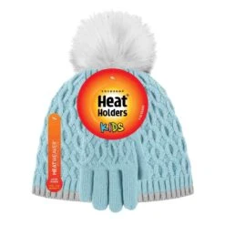 Girls Thermal Insulated Pom Pom Bobble Beanie Hat And Gloves 19 Girls Thermal Insulated Pom Pom Bobble Beanie Hat And Gloves -Outdoor Sports k543cbe9b45cae8c174e47b9c092a67b1