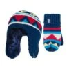 Childrens Winter Warm Fleece Lined Thermal Hat And Mittens Set With Ear Flaps -Outdoor Sports k549f1188b624354476590abb6692735d