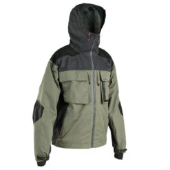Waterproof Fishing Jacket 500 Khaki -Outdoor Sports k54a4ce4a2060381337ea863d32d93e69