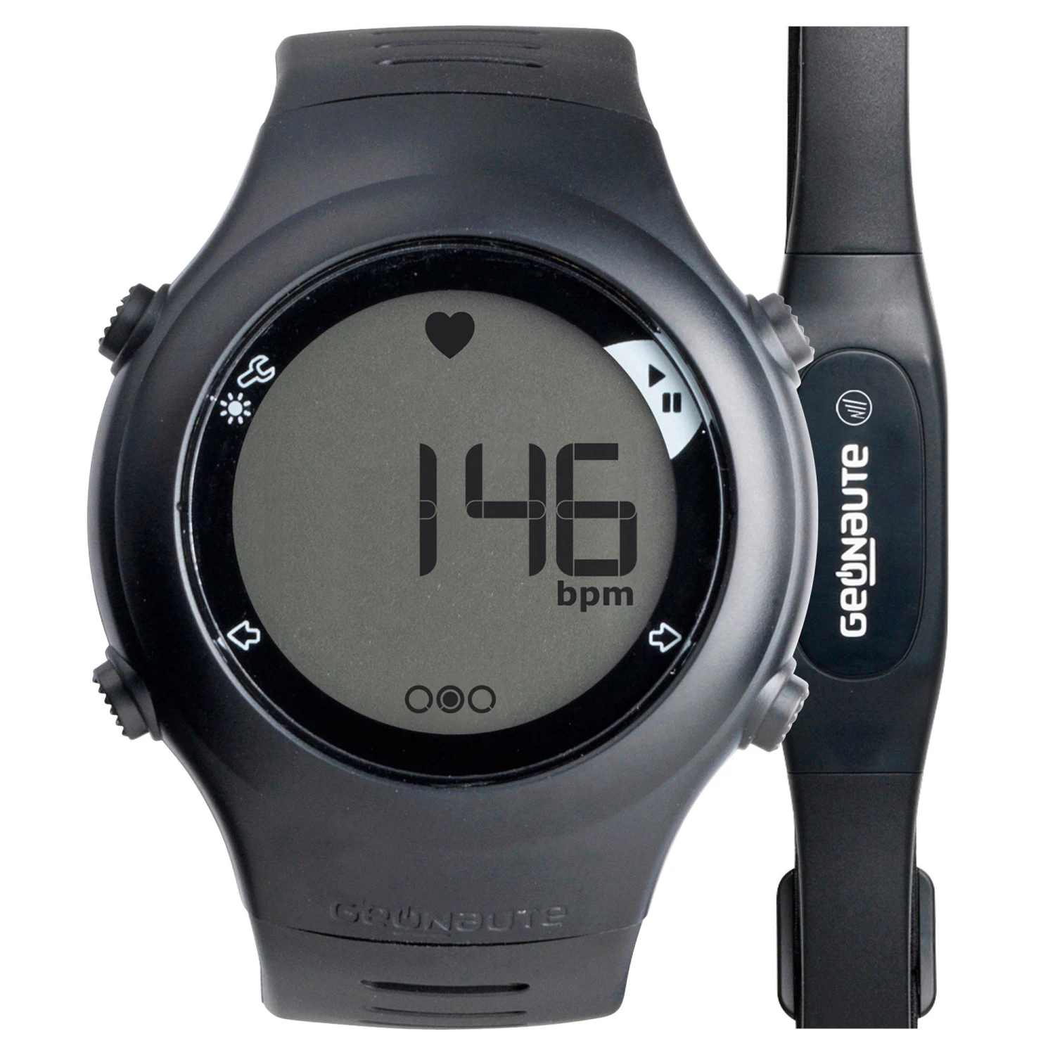 Kalenji ONRHYTHM 110 Runner's Heart Rate Monitor Watch Black 4 Kalenji ONRHYTHM 110 Runner's Heart Rate Monitor Watch Black - Image 2