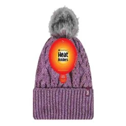 Ladies Ribbed Cuffed Pom Pom Bobble Beanie Hat With Fleece Lining 17 Ladies Ribbed Cuffed Pom Pom Bobble Beanie Hat With Fleece Lining -Outdoor Sports k551ca90360f6bcd9a3eca27d3c2a267e