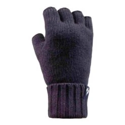 Ladies Solid Knitted Fleece Lined Thermal Fingerless Gloves -Outdoor Sports k567c5b2dbe824de3afb322cda588991e