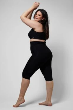 Extra Strong Compression Capri With High Waisted Tummy Control Black 13 Extra Strong Compression Capri With High Waisted Tummy Control Black -Outdoor Sports k5764d510b6617ff21123dac36f854d4a