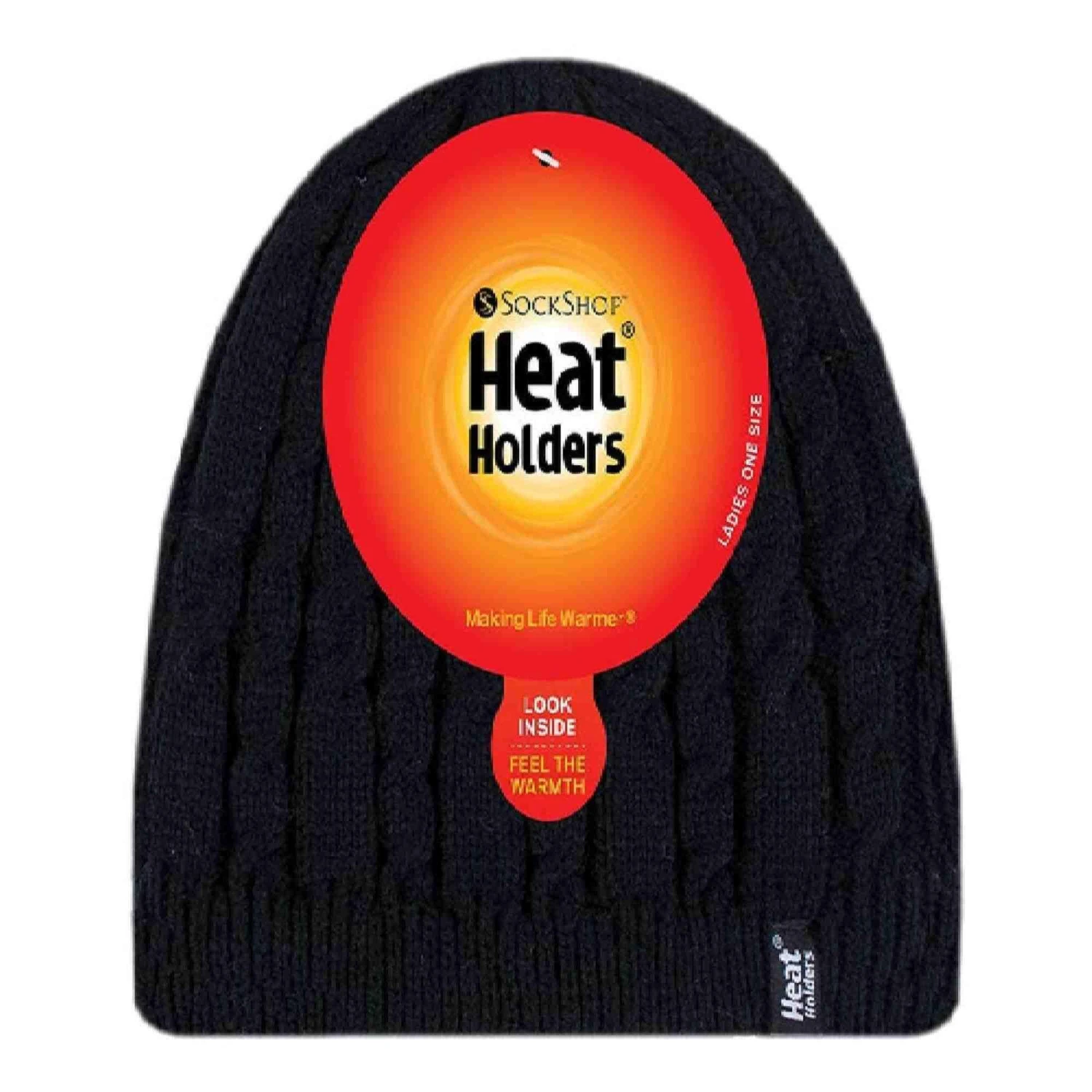 Womens Ribbed Cable Knit Fleece Lined Thermal Knitted Beanie Hat 4 Womens Ribbed Cable Knit Fleece Lined Thermal Knitted Beanie Hat - Image 2