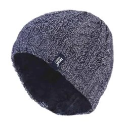 Ladies Cable Knit Fleece Lined 3.4 TOG Thermal Winter Hat -Outdoor Sports k5b19dbd5a30bf30ee131ab55af13b000