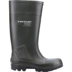 Dunlop Purofort Professional Safety Wellingtons GREEN